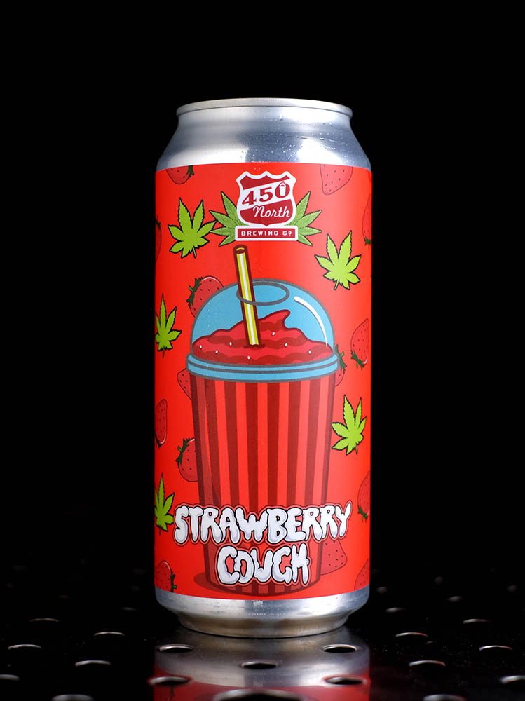 450 North | SLUSHY XL Strawberry Cough | Smoothie Sour Fraise Framboise Abricot | 5,3%