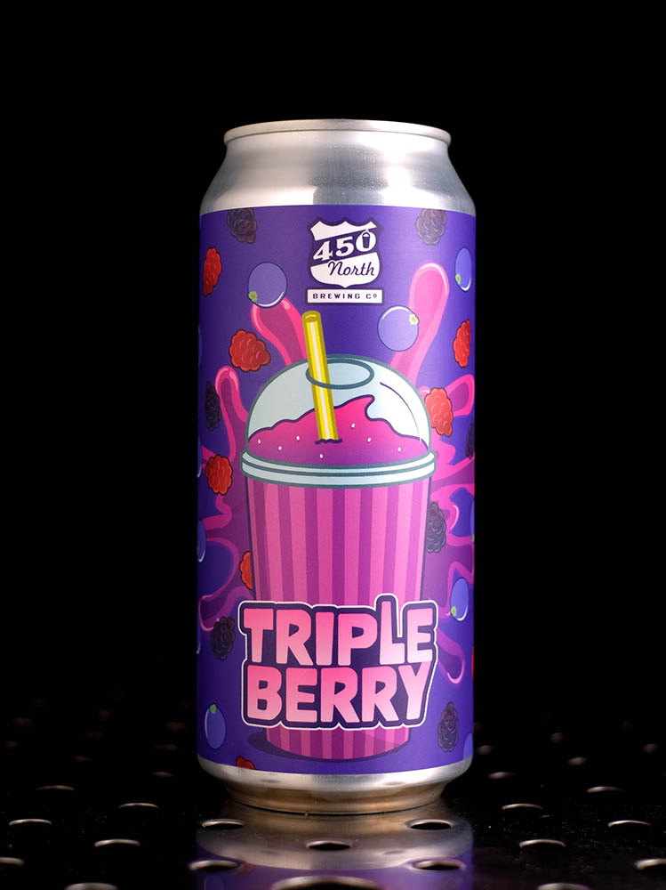 450 North | SLUSHY XL Triple Berry | Smoothie Sour Framboise Mûre Myrtille | 5,3%