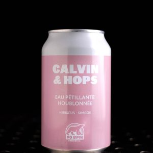 90 BPM | Calvin & Hops Hibiscus | Eau pétillante houblonnée | 0,0%