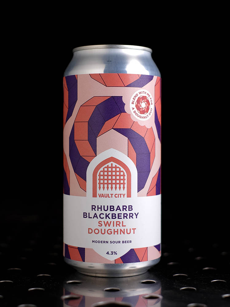 Vault City | Rhubarb Blackberry Swirl Doughnut | Pastry Sour | 4,3%