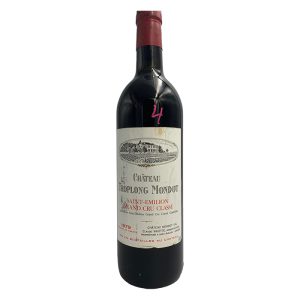 Saint Emilion – Chateau Troplong Mondot Rouge 1979 – 1Er Grand Cru Classé B (Bordeaux)