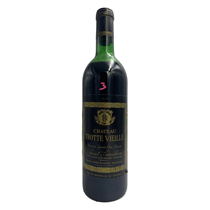 Saint Emilion – Chateau Trotte Vieille Rouge 1970 (Bordeaux)
