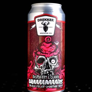 Drekker | Braaaaaaaains – Raspberry & Guava | Smoothie Sour Framboise Goyave Vanille | 6,1%