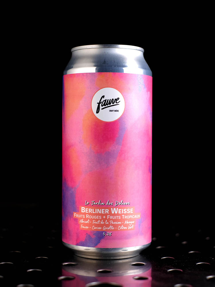 Fauve | Le Jardin Des Délices | Berliner Weisse Cerise Fraise Abricot Mangue Passion Lime | 5,3%