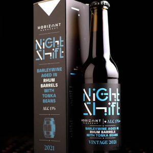 Horizont | Night Shift 2021 | Barley Wine Rhum BA Tonka | 13%