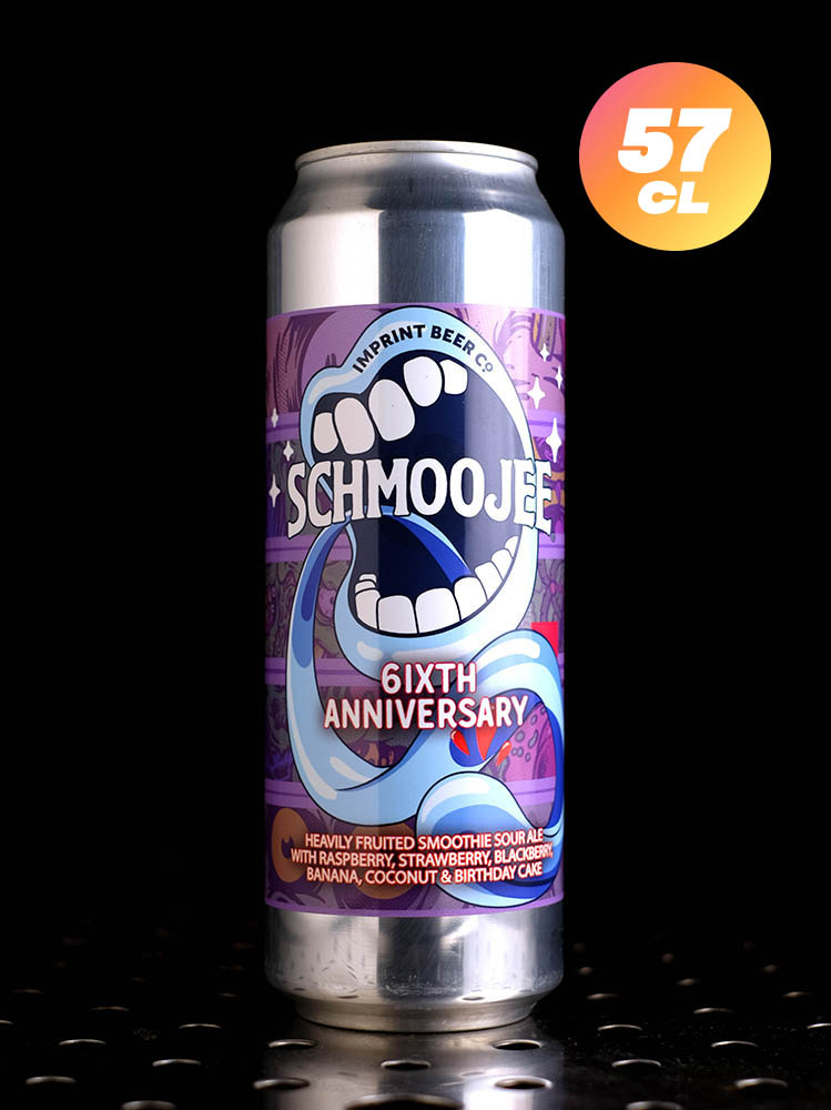 Imprint Beer Co | Schmoojee 6ixth Anniversary | Smoothie Sour Berries Banana Coco Birthday Cake | 6,5%