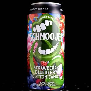 Imprint Beer Co | Schmoojee Strawberry Blueberry Cotton Candy | Smoothie Sour Barbe à Papa | 6,5%