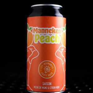 Les Intenables | Manneken Peach | Saison Pêche de Vigne Citron Vert | 6%