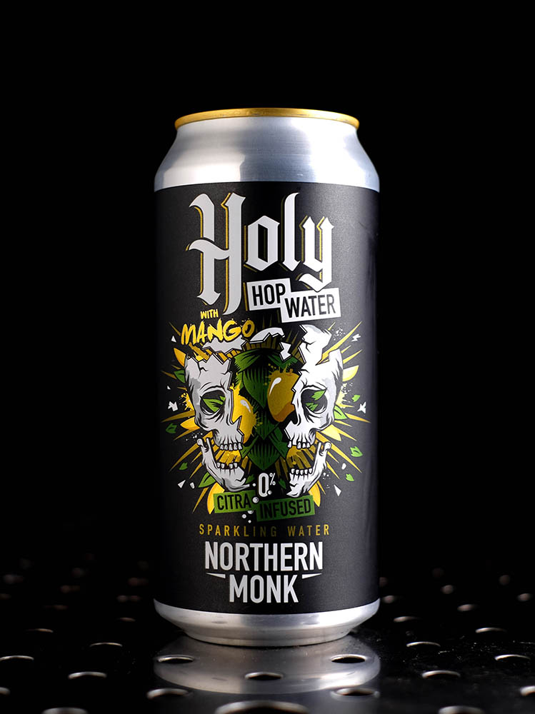 Northern Monk | Holy Hop Water Citra Mango | Eau pétillante houblonnée | 0%