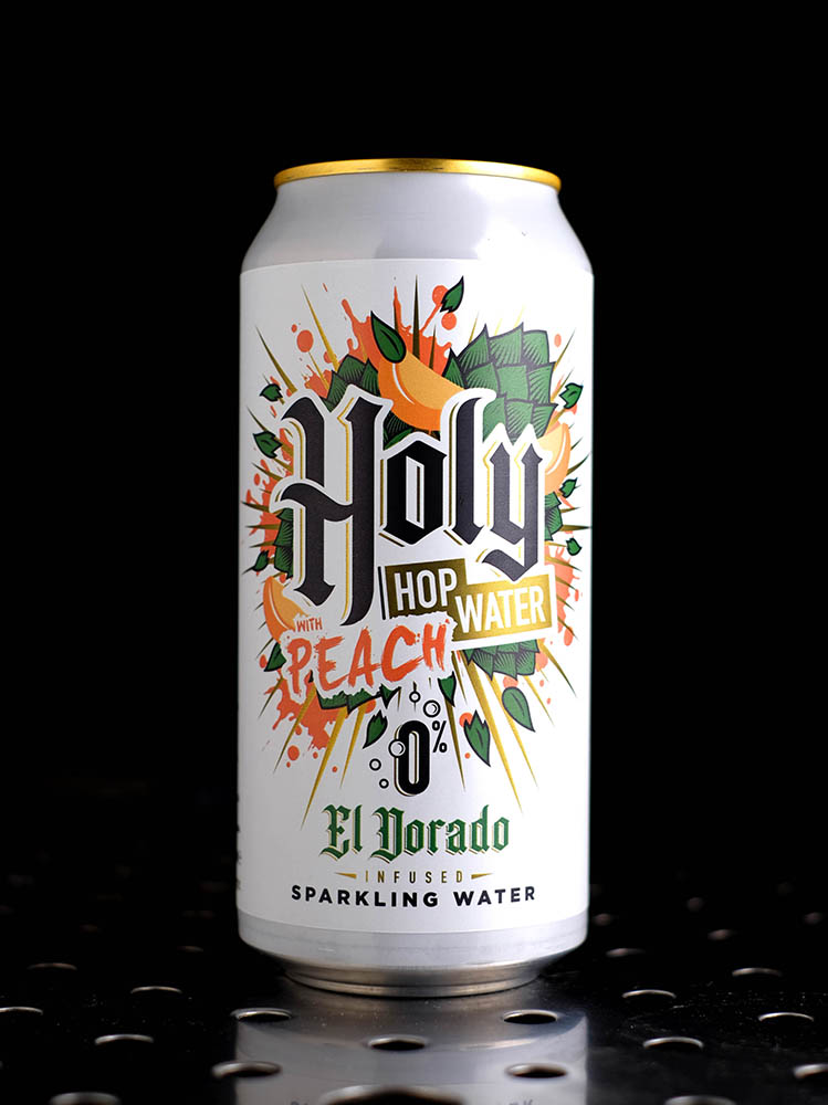 Northern Monk | Holy Hop Water Peach and El Dorado | Eau pétillante houblonnée | 0%