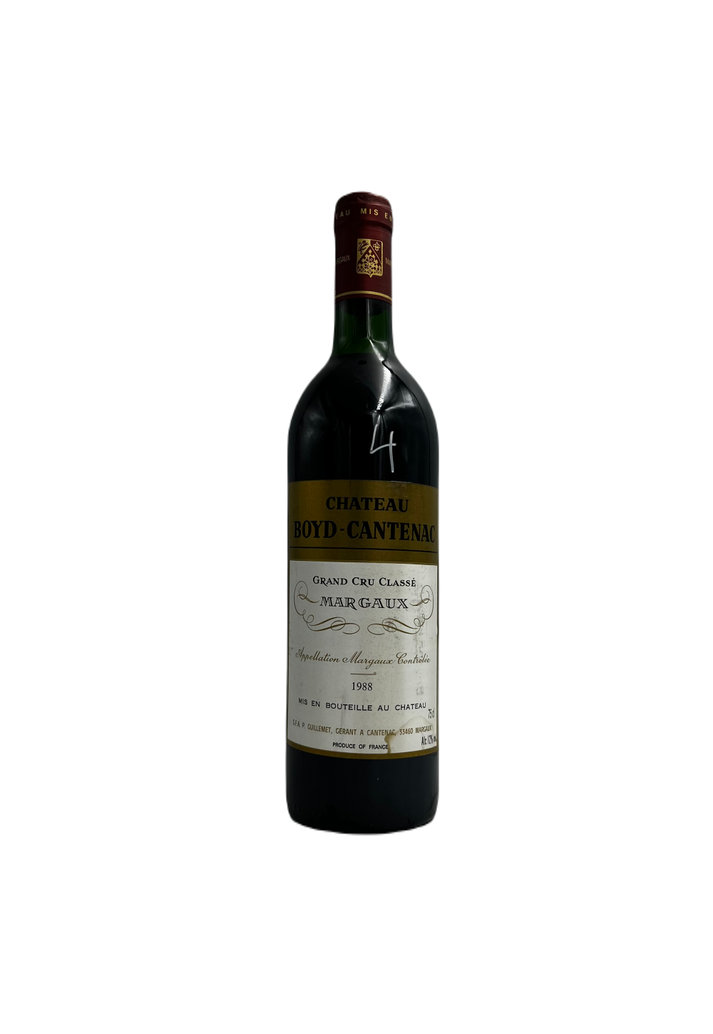 Margaux – Chateau Boyd Cantenac Rouge 1988 (Bordeaux)