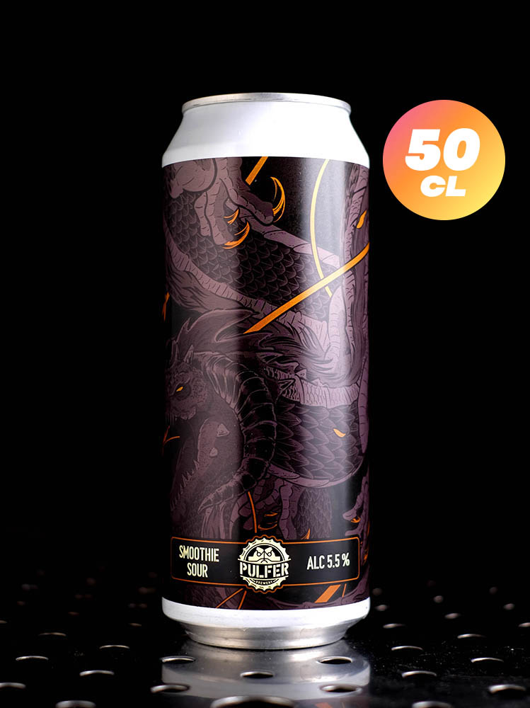Pulfer | Black | Smoothie Sour Cassis Mûre Carotte noire Cerise noire Griotte noire Encre de Seiche | 5,5%