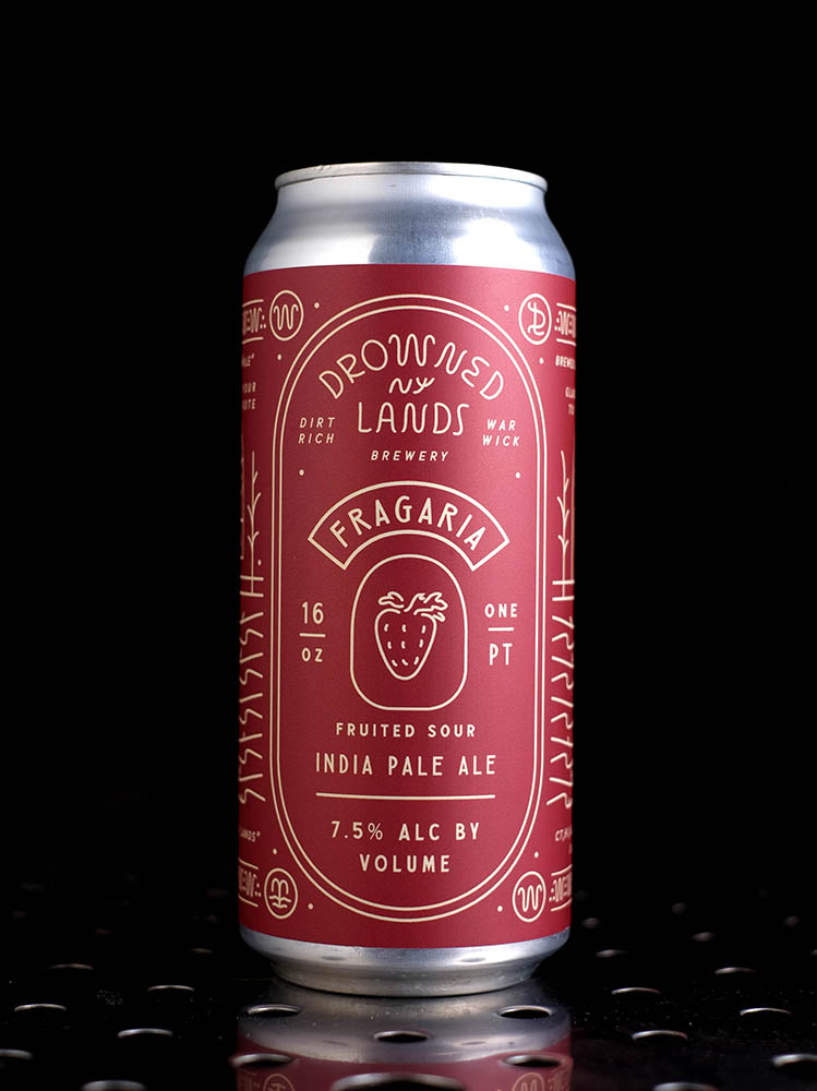 The Drowned Lands | Fragaria | Sour IPA Fraise Basilic Vanille | 7,5%