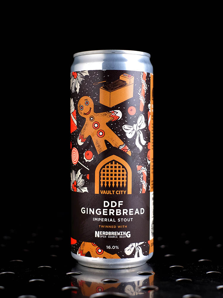 Vault City x Nerdbrewing | DDF Gingerbread | Imperial Stout Gingerbread frit | 16%