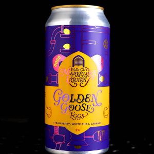 Vault City | Golden Goose Eggs | Pastry Sour Fraise Framboise Chocolat Blanc Caramel | 5%