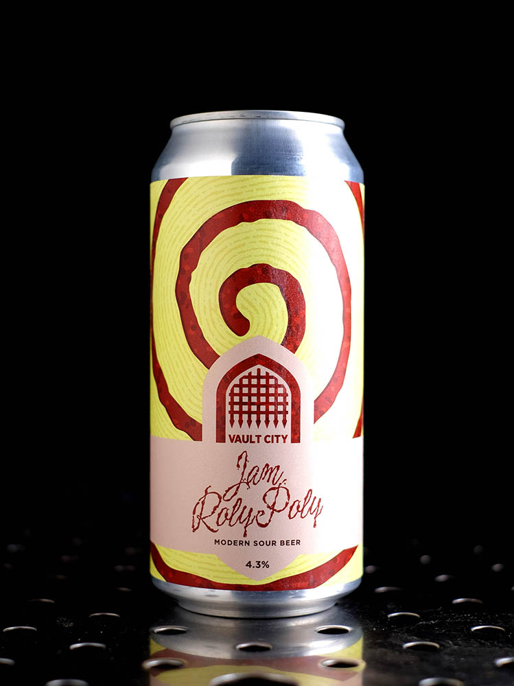 Vault City | Jam Roly Poly | Pastry Sour Gâteau Roulé Confiture Vanille | 4,3%