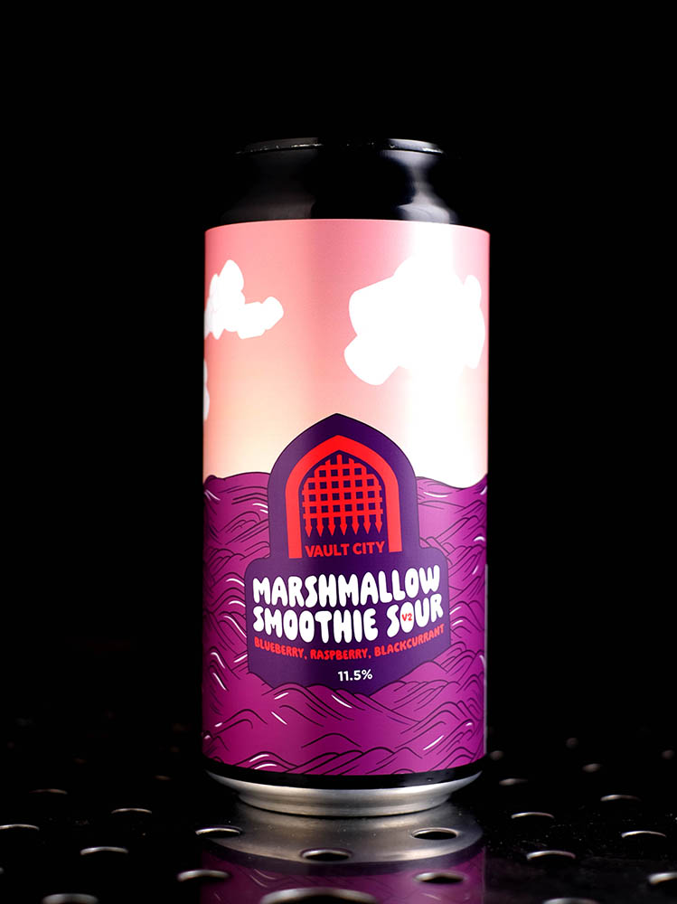 Vault City | Marshmallow Smoothie Sour: Blueberry Raspberry Blackcurrant | 11,5%
