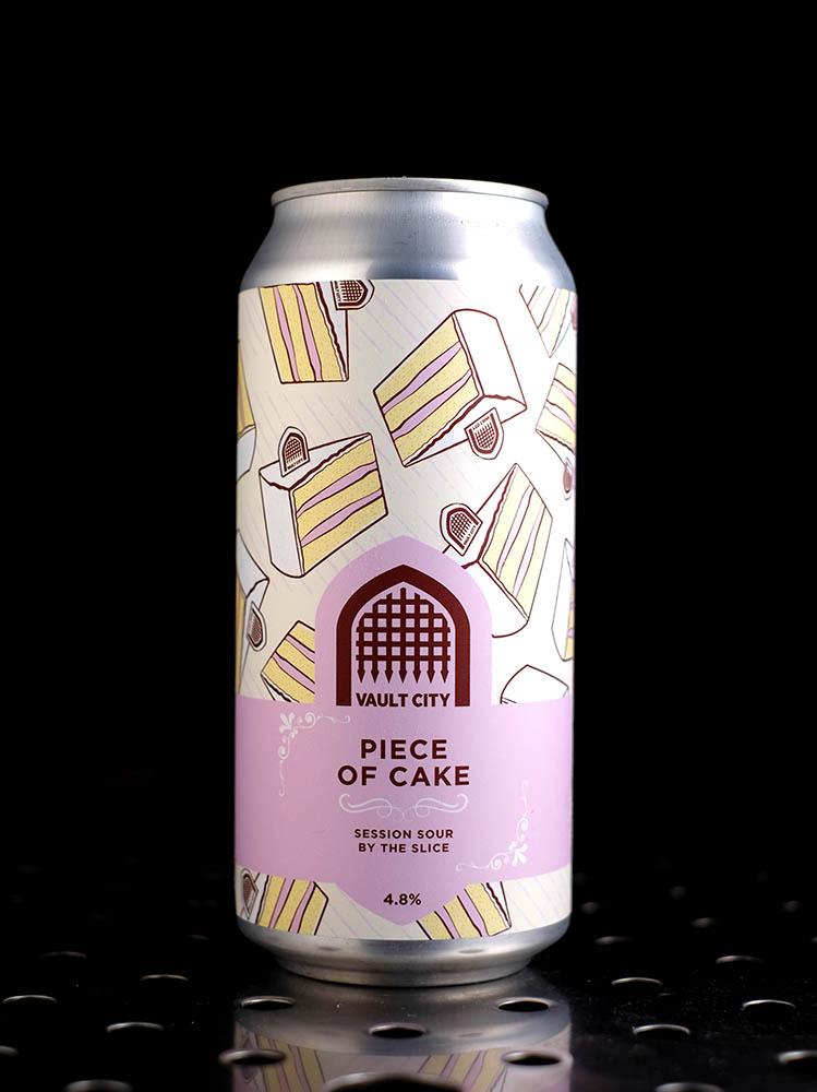 Vault City | Piece of Cake | Pastry Sour Fraise Framboise Vanille | 4,8%