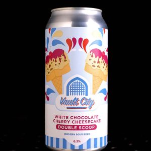 Vault City | White Chocolate Cherry Cheesecake Double Scoop | Pastry Sour | 6,3%