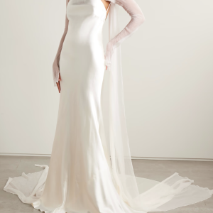 Danielle Frankel – Robe de mariée effet cape Mari