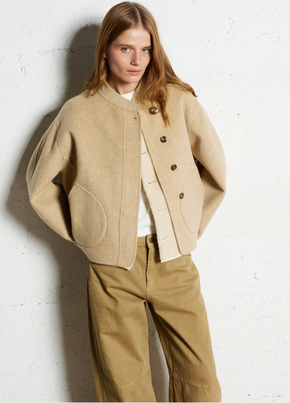 Soeur – Manteau en laine mélangée Windsor